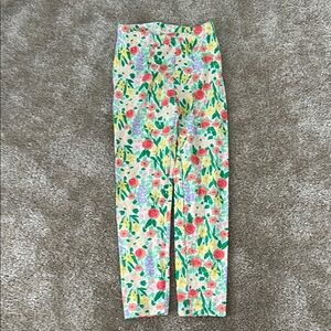 Cat & Jack Green and Pink Leggings with Stretchy Fit